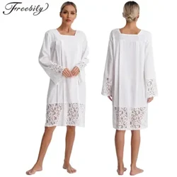 Phụ Nữ Giáo Sĩ Linh Mục Surplice Tay Dài Phối Ren Áo Dây Nhà Thờ Hợp Xướng Thờ Phụng Vụ Cotta Lễ Phục Halloween Trang Phục Hóa Trang