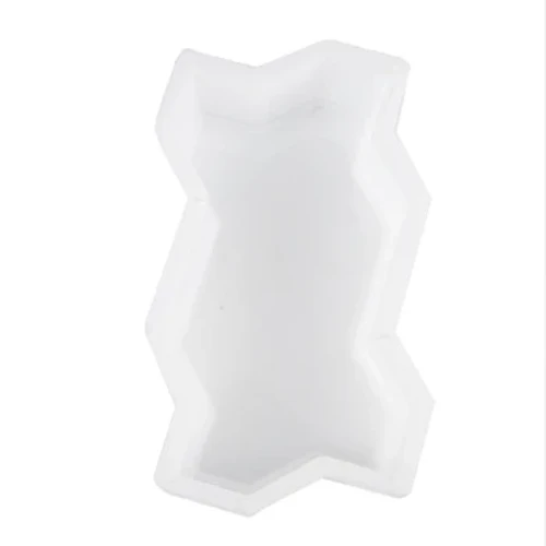DIY Three Waves Path Maker Concrete Molds Hardin Pavement Mould Road Paving Brick Mould 11x22x6cm