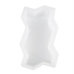DIY Three Waves Path Maker Concrete Molds Hardin Pavement Mould Road Paving Brick Mould 11x22x6cm