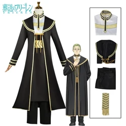 Anime Heiter Frieren Cenaze Heiter Cosplay Kostüm Karikatür Rahip Üniforma Cadılar Bayramı Karnaval Kostümleri Erkekler Kadınlar için