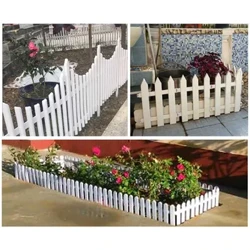 Hot Sale Bílý plastový plot z PVC Evropský styl pro zahradní příjezdové brány Brány Vánoční stromek Oplocení Trellis Gates Zahradní budova