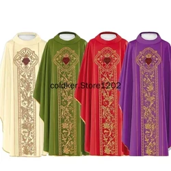 2023 Unisex Retro Bedruckte Kleidung Gebetsrobe Kleid Kirchenkleid Priester Mönche Missionar Neue Lockere Größe Party Cosplay Kostüme