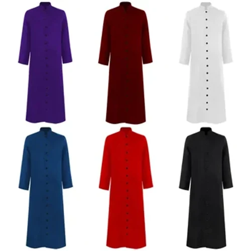 Halloween Priest and Godfather Cos Costume Medieval New 5 Color Priest   Halloween Costumes for Women