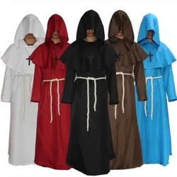 Joulu Keskiaikainen Kristillinen Friar Pappi Viitot Noita Velho Viitta Viitta Juhla Kuolema Ghost Vampyyri Paholainen Cosplay-asut