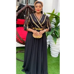 La'ei Aferika La'ei Fa'alelei Fou mo Fa'ita'i Fa'afa'ita'i Afiafi Fa'a-Afiafi Fa'aofuofu Sequin Gown Bodycon Dashiki Ankara