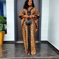 Ayollar uchun 2024 Afrika liboslari Abayas Dubay hashamatli bahor afrikalik musulmon moda liboslari Kaftan oqshom liboslari Boubou robe