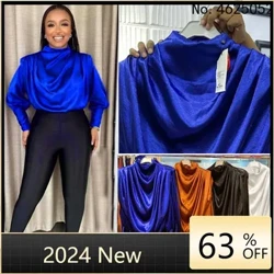 Kleid, afrikanische Kleidung für Damen 2023, neue Mode, Dashiki, Ankara, langärmlige Bluse, Oberteile, afrikanische Kleidung