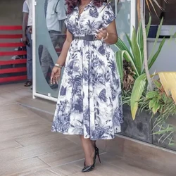 Rochii Africane Pentru Femei Haine Africane Dashiki Print Flore Rochii Ankara Roba Traditionala Bazin Rochie Africa lunga