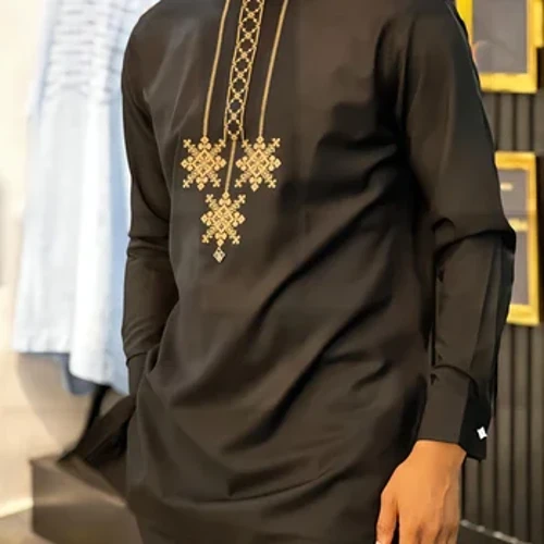 2024 Áo sơ mi Dashiki châu Phi mới phong cách - Lý tưởng cho đám cưới và tiệc tùng, quần áo châu Phi sôi động