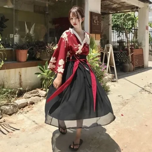 Tradicinė Hanfu suknelė moksleivėms – kinų stiliaus studentų uniforma kinų stiliaus suknelė kinų tradicinė suknelė