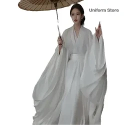 Vechea Chineză Hanfu Femeie Halloween Rochie Hanfu Albă Femei Costum Cosplay Zână 2023 Rochie De Vară Rochie Hanfu