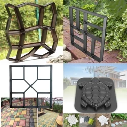 Cetakan Taman Jalan Trotoar Bisa Digunakake Digunakake DIY Secara Manual Paving Semen Bata Batu Jalan Cetakan Beton Secara Manual Paving Dekorasi Taman