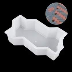 1pc DIY Paving Brick Mold Wellen Form Walk Maker Reusable Beton Path Schimmel Stepping Stone Paver Fir Rasen Gaart Gaart