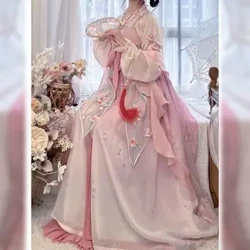 Mná Hanfu Éadaí Sióg Cosplay Traidisiúnta Síneach Gúna Sean-Hanfu Bándearg 2023 Gúna Rince Samhraidh Gúna banphrionsa Méid Móide