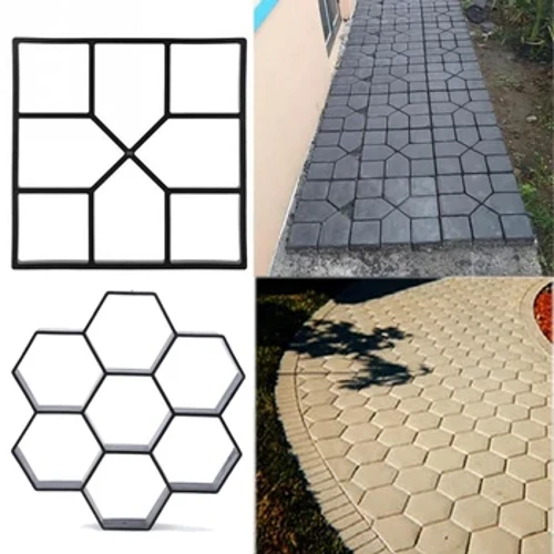Matriță reutilizabilă pentru constructor de cărări de grădină, matriță de grădină, pentru pavaj manual, cărămidă de ciment, piatră, drum, matrițe pentru beton, matriță pentru ciment.