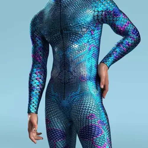 Costume de Cosplay multicolore imprimé en 3D pour hommes et femmes, body Zentai avec fermeture éclair sur le devant, combinaisons de fête d'halloween, tenue de carnaval et de vacances