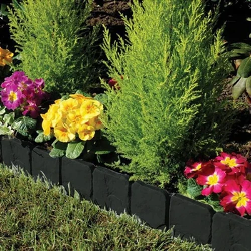 10 Chiếc Cảnh Quan Sân Vườn Viền Viền 9.84X9.06Inch Nhựa Giả Đá Gạch DIY Nhẹ Cho Ngoài Trời Sân Ban Công sân