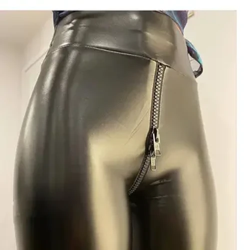 Ochiq jinsiy aloqa uchun ochiq po'stli leggings charm tor shimlar ayollar fermuarlar taytlar seksi tungi partiyalar klubi yuqori bel shimlari katta o'lchamli
