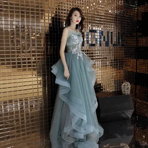 Atzealderik gabeko eszena luzeko ikuskizuna Cheongsam soinekoa Soinekoak Chinos Ekialdeko Qipao arratsaldeko soinekoak Festako soineko klasikoa XS-XXL