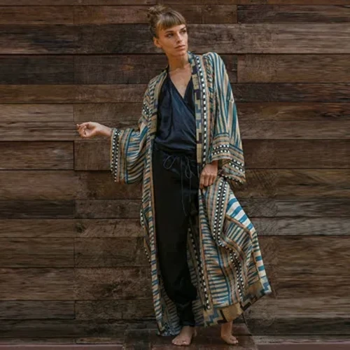 2021 Japoniako Kimono Cardigan Moda Blusa Emakumeen Cardigan Luze Haori Kimono Tradizionalak Soineko Alkandora Pazifikoko Uharteetako Arropa