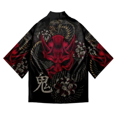 Akeylan arwah çap palto Japaneseapon Kimono Cardigan köýnek Aýallar Haori atukata kosplay erkekler adaty eşik