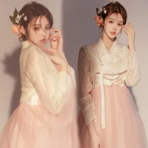 Dillad Traddodiadol Corea Merched Gwisg Palas Tywysoges Corea Newydd Gwisg Priodas Benyw Gwisg Hanbok Gwisg Dillad Perfformiad Dyddiol