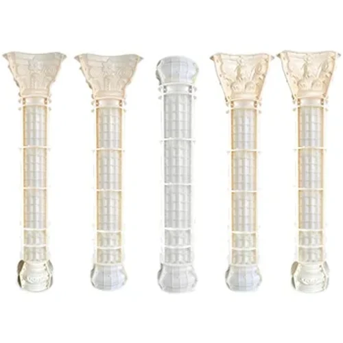 ʻElepa Roman Column Mold i kūkulu ponoʻī ʻia i ka ʻīpuka Balkona kia Cement Mold ABS hale kiʻi kiʻi hoʻonaninani kīhāpai waho Model Z
