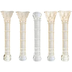 ʻElepa Roman Column Mold i kūkulu ponoʻī ʻia i ka ʻīpuka Balkona kia Cement Mold ABS hale kiʻi kiʻi hoʻonaninani kīhāpai waho Model Z