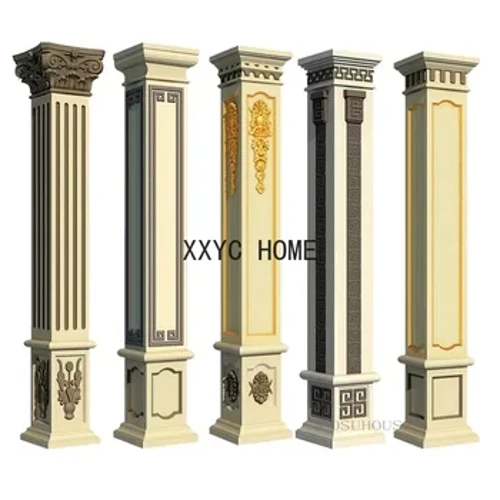 Formă Coloană Componentă Europeană Poarta Vilei Piața Romană Coloană Decorare Grădină Construcție Coloană de Ciment