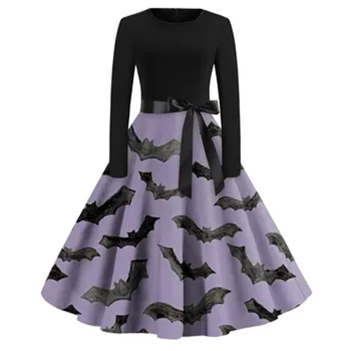 Imvunulo ye-Halloween Izingubo Zabesifazane Ze-Retro Zasenkathi Ephakathi Ingubo Yabesifazane Evamile Efanelekile Yabancane Izingubo Zasehlobo Izingubo Zabesifazane I-Cocktail Dress