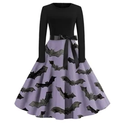 Halloween-asu Naisten Retro Keskiaikaiset Vaatteet Naisten Rento Fit Mekko Junioreiden Kesämekot Naisten Cocktailmekko