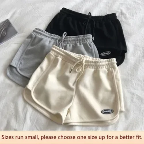 Quần Short Nữ Mùa Hè Hình Chữ A Slim Fit Đa Năng Rời Ớt Quần Bé Gái Mùa Hè Ngoài Trời Thể Thao Thông Thường Mỡ Mm 3 quần Nóng