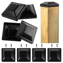 4x Zonk Post Cap Cover Schutz Gaart Gebaier Zonk Post Cap Post Cap Schutz Outdoor Post Cap Gaart Ëmgeréits