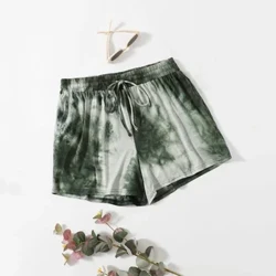 Plus Kích Thước Dây Rút Eo Mùa Hè Thường Ngày Dây Buộc Quần Short Aó Ống Rộng Thắt Nút Quần Short Thể Thao Kích Thước Lớn 6XL 7XL 8XL