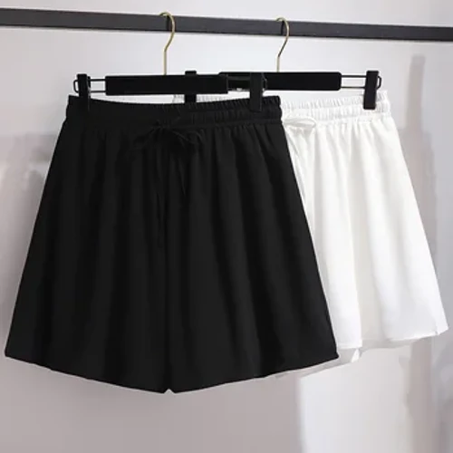 Plus Size 6XL 150KG Women Chiffon Shorts fou taunu'u mai fa'atauva'a fa'atauga vevela fa'atau tama'i Pu'upu'u Pa'epa'e Pa'epa'e