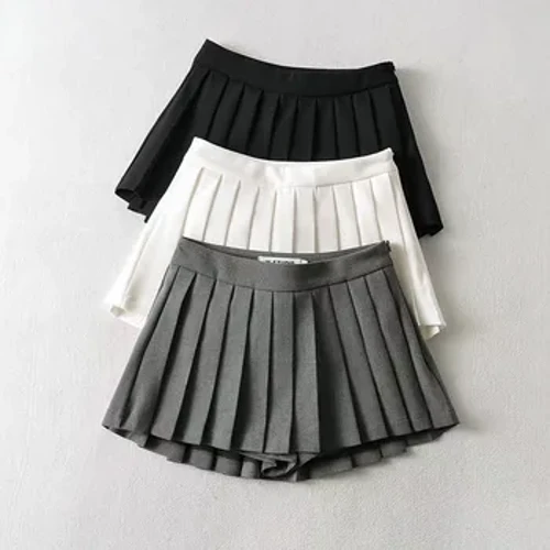 Zoki Gợi Cảm Nữ Xếp Ly Váy Cao Cấp Mùa Hè Vintage Mini Váy Quần Vợt Hàn Quốc Sinh Viên Trắng Thiết Kế Vũ Váy