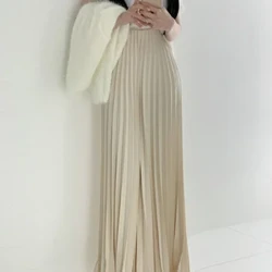 2024 Abesifazane Ababukeka Besiketi Esikhalo Esiphakeme Abesifazane Isiketi Esinde Abesifazane Abesifazane Abaseqophelweni eliphezulu Abesifazane Abaseqophelweni eliphezulu I-Midi Skirt Black Saia