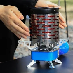 Outdoor Portable Mini Camping Uewen Zelt Heizung Heizung Warmer Wanter Warm Uewen Wanderung Camping Zelt Ausrüstung Camping Uewen