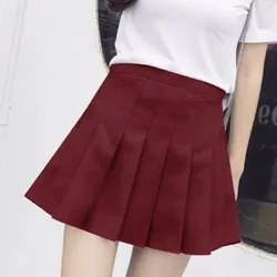 Kadın Moda Yüksek Bel Pilili Mini Etek Ince Bel Rahat Tenis Etek ropa para mujer sukienki damskie женская одежда