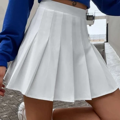 Chân Váy Mini Xếp Ly Cao Cấp Chắc Chắn Cho Nữ Mùa Hè Xuân Hàn Quốc Phong Cách Preppy Thời Trang Chân Váy Chữ A Dễ Thương Y2K Skort Quần Áo