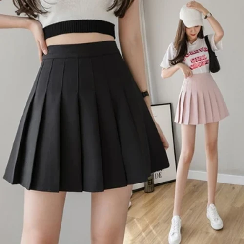 Koreý yubka şortikleri Aýallar üçin ýokary belli seksi kiçi yubkalar Kawaii yubka zenan