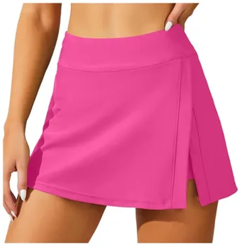 Bikini Altı Bayan Yüzmek Etek Dahili Külot Şort Etek Katmanlı Fırfırlı Yüzmek Altları Katı Yüzme Şort Etek Spor