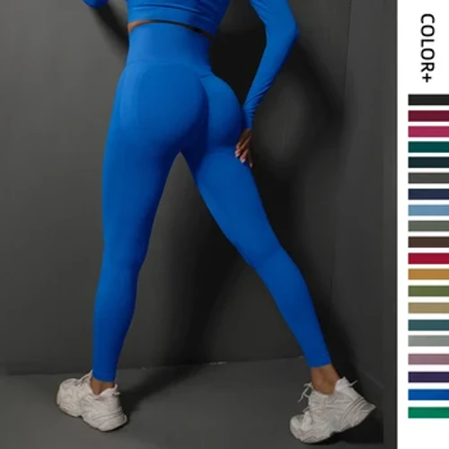 Liền Mạch Tập Gym Quần Legging Nữ Quần Tập Yoga Cao Cấp Gợi Chiến Lợi Phẩm Nâng Quần Legging Nữ Quần Áo Thể Thao Tập Thể Hình Khi Mặc