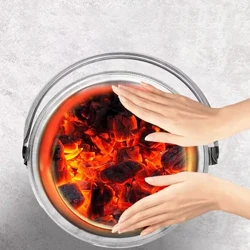 Lò Sưởi Ấm Mùa Đông Bếp Thích Hợp Cho Du Lịch Trong Nhà Mang Trang Bị Sau Lưng Cắm Trại Sinh Tồn Đốt Nhánh Bếp Ngoài Trời Di Động Bếp Nướng