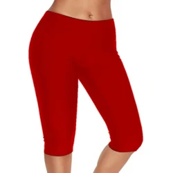 Cao Cấp Đẩy Lên Thể Dục Quần Legging Crop Rộng Dây Thắt Lưng Đi Xe Đạp Quần Legging Ngắn Tập Luyện Chạy Bộ Cho Nữ Tập Quần Legging
