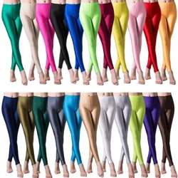 ʻO nā leggings wīwī kiʻekiʻe kiʻekiʻe ka ʻili penikala Pants Slim Plus Size Paʻa ʻaʻahu Yoga Pant no ka wahine ʻili Sexy Friendly Tight Legging