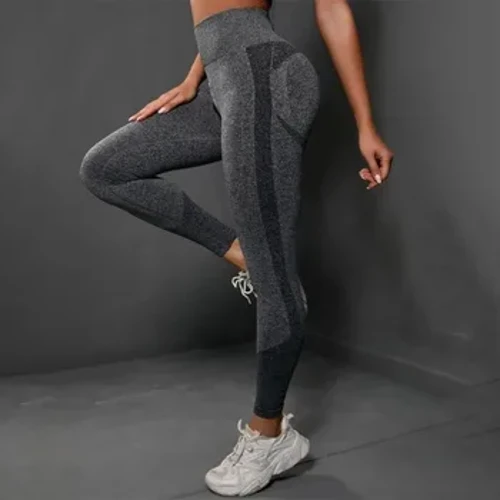 I-Yoga Leggings Ezemidlalo Abesifazane Ukufaneleka Ukugijima Ukugijima Ukujima Okungenamthungo I-Leggings Imfashini Push Up Leggings Ijimu Yabesifazane Izingubo Zokulahla