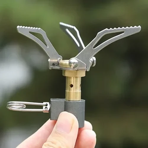 Pro BRS Mini plynový vařič Hořák Lehký kemping Turistický plynový hořák Venkovní přenosný sólový titanový kempingový plynový vařič BRS-3000t