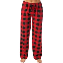 Gwiriwr Hydref/Gaeaf Merched Newydd Pants Argraffedig Pants Hyd Llawn Pants Rhydd Chwaraeon
