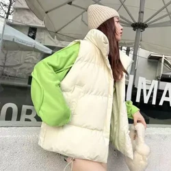 Udazkeneko Neguko Y2K txaleko emakumezkoen txaleko lodi eta beroa Harajuku jaka soltea Kanpoko arropa informala txaleko laburra Haize aurkako txaleko berokiak